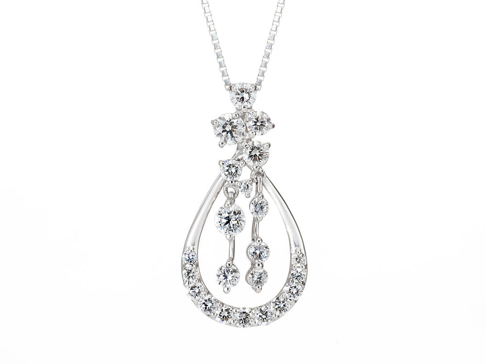 プラチナ ダイヤモンド ペンダント(合計1.0ct・上級品)